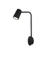 SAL NEGRO * APLIQUE LED GU10 NEGRO